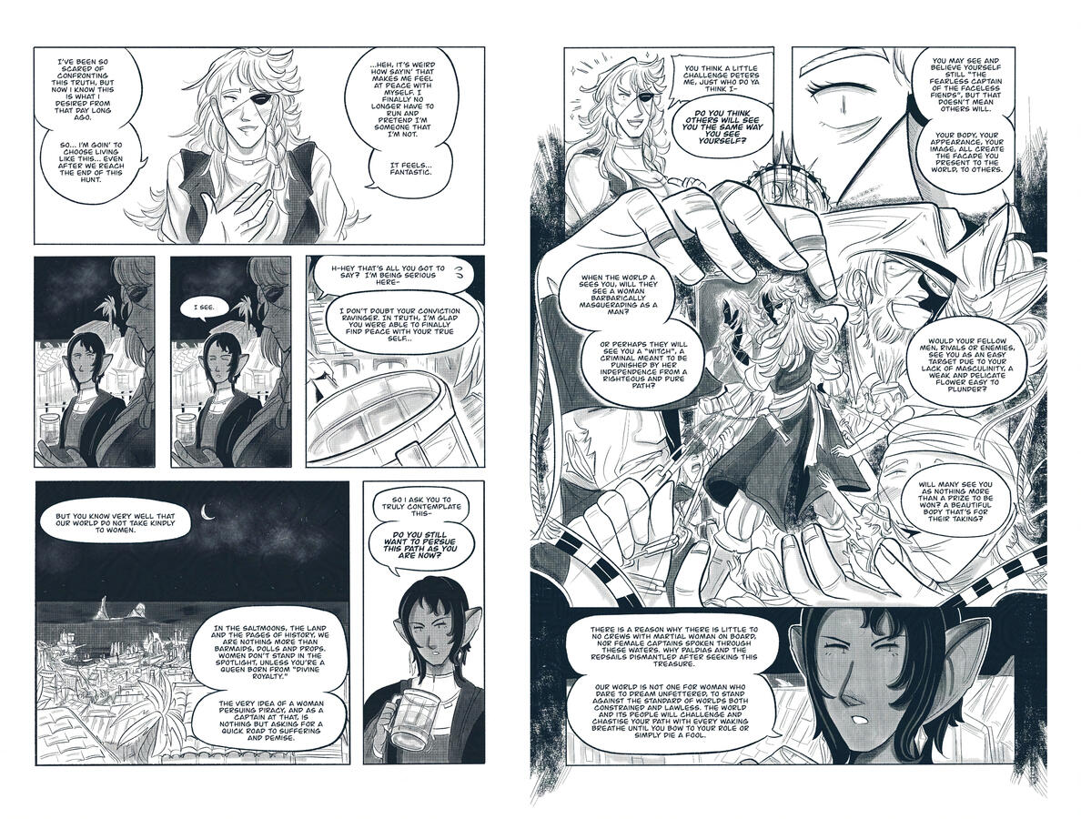 2-Page Comic Submission for Library Contest (Procreate, 2026)