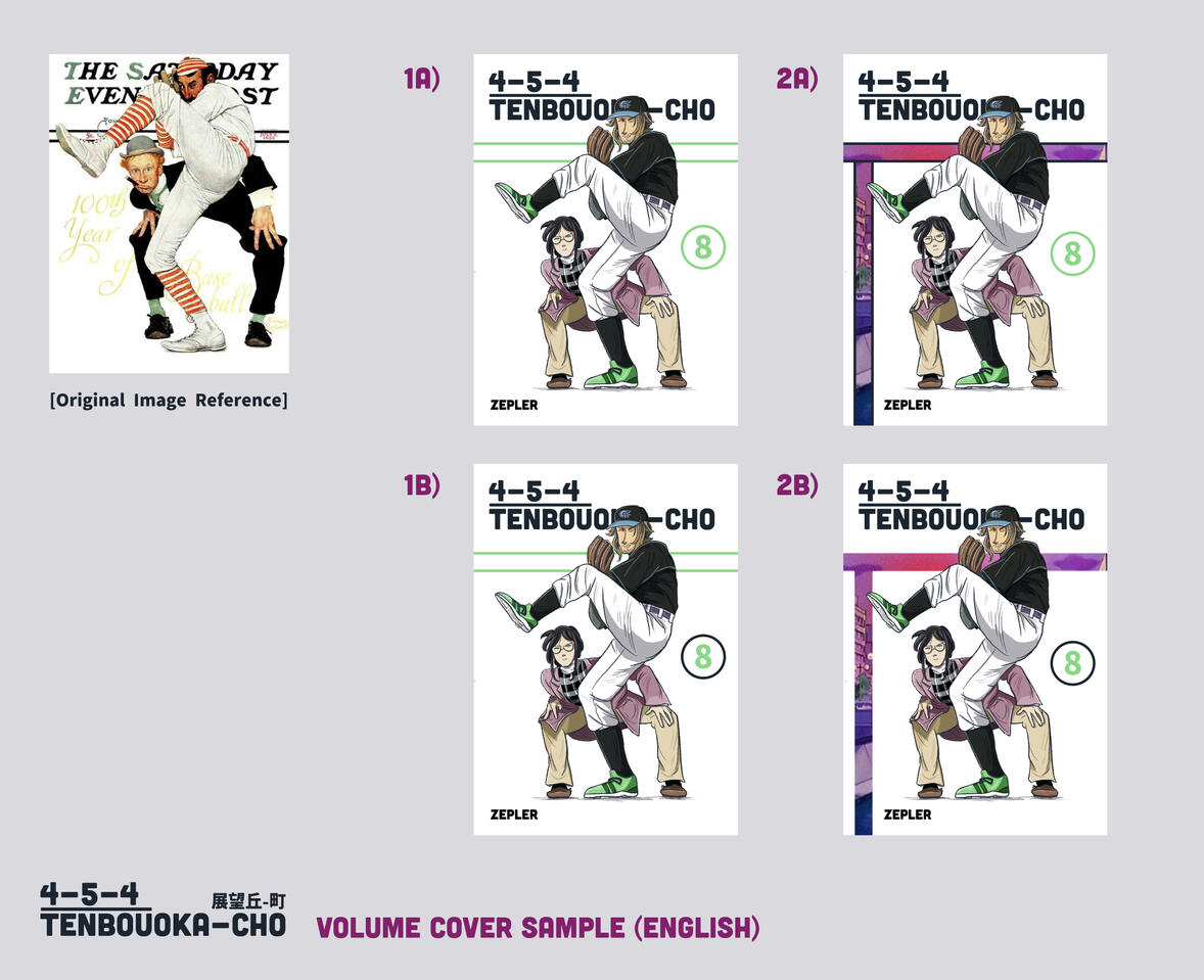 English Manga Cover Mockup for Personal Project (Procreate, Adobe Illustrator and Adobe Photoshop, 2024)