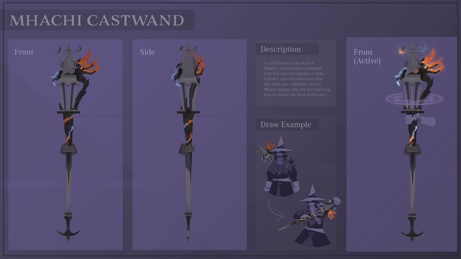 Final Fantasy XIV Weapon Contest Submission (Adobe Illustrator, 2021)